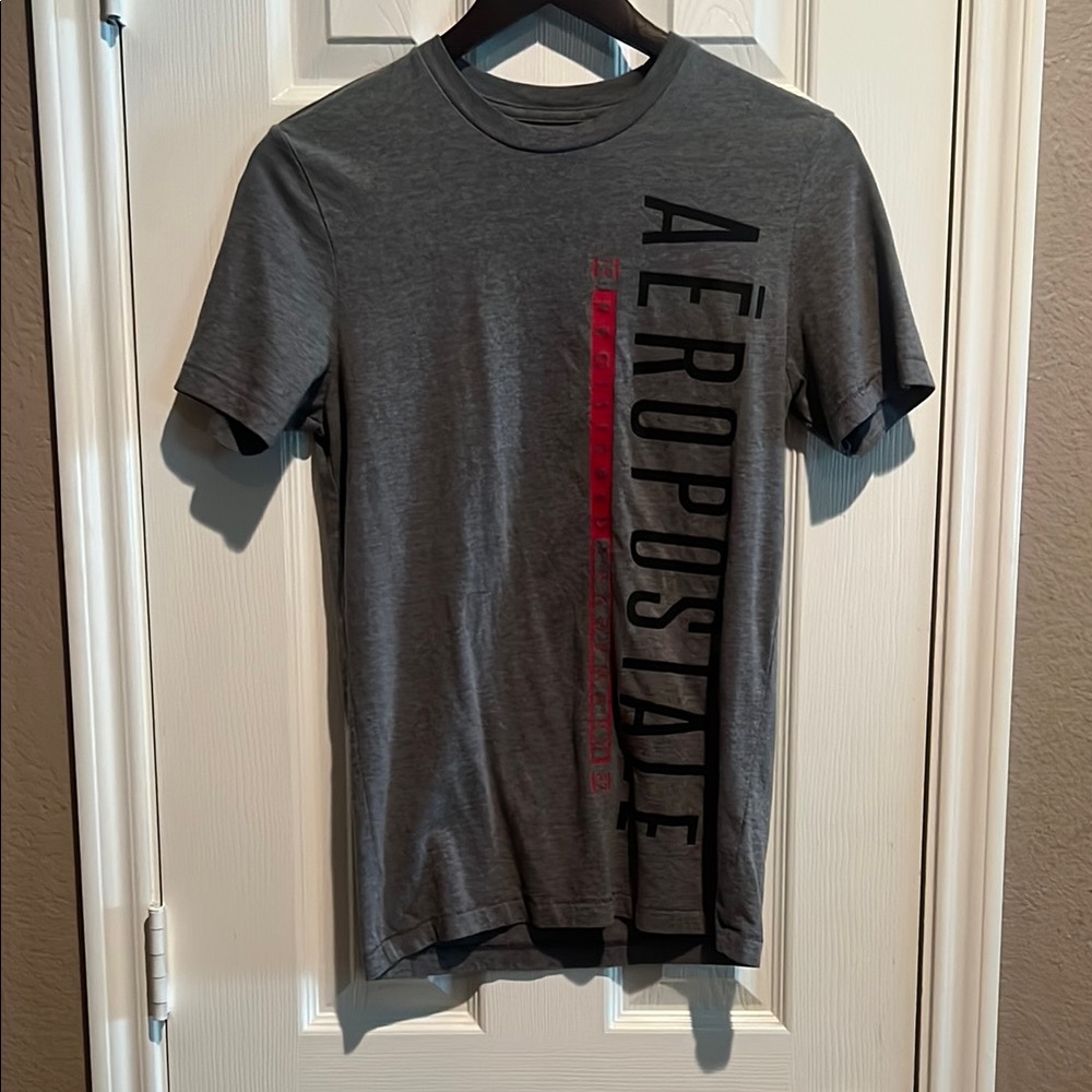 Aeropostale Gray Short Sleeve Tee Casual Comfort